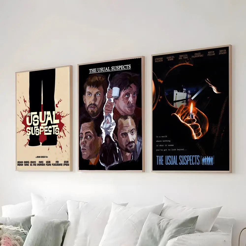 T-The Usual Suspects Poster High-definition  poster stickers, suitable for bedroom, living room, home decoration