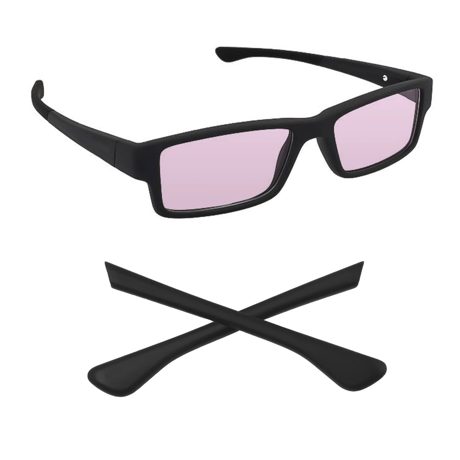 Silicone Replacement Ear Socks Temple Covers for Oakley Traildrop OX8104 Volt Drop OX8167 Eyeglasses - Easy Installation