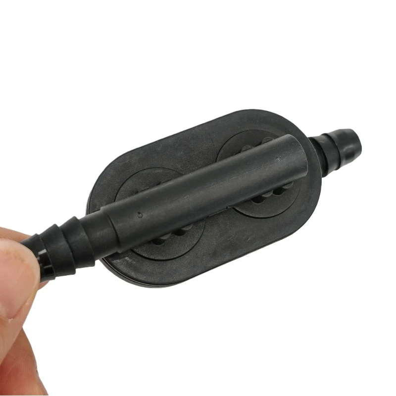 ID8 one way valve non return valve Tee fuel line quick connector one in two out fuel pipe fittings auto fastener clip 1pc