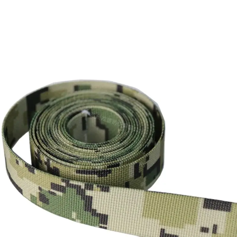 Mexico Camouflage Webbing Imitation Nylon High Density Luggage Tactical Vest Shoulder straps Accessories Polyester Belt