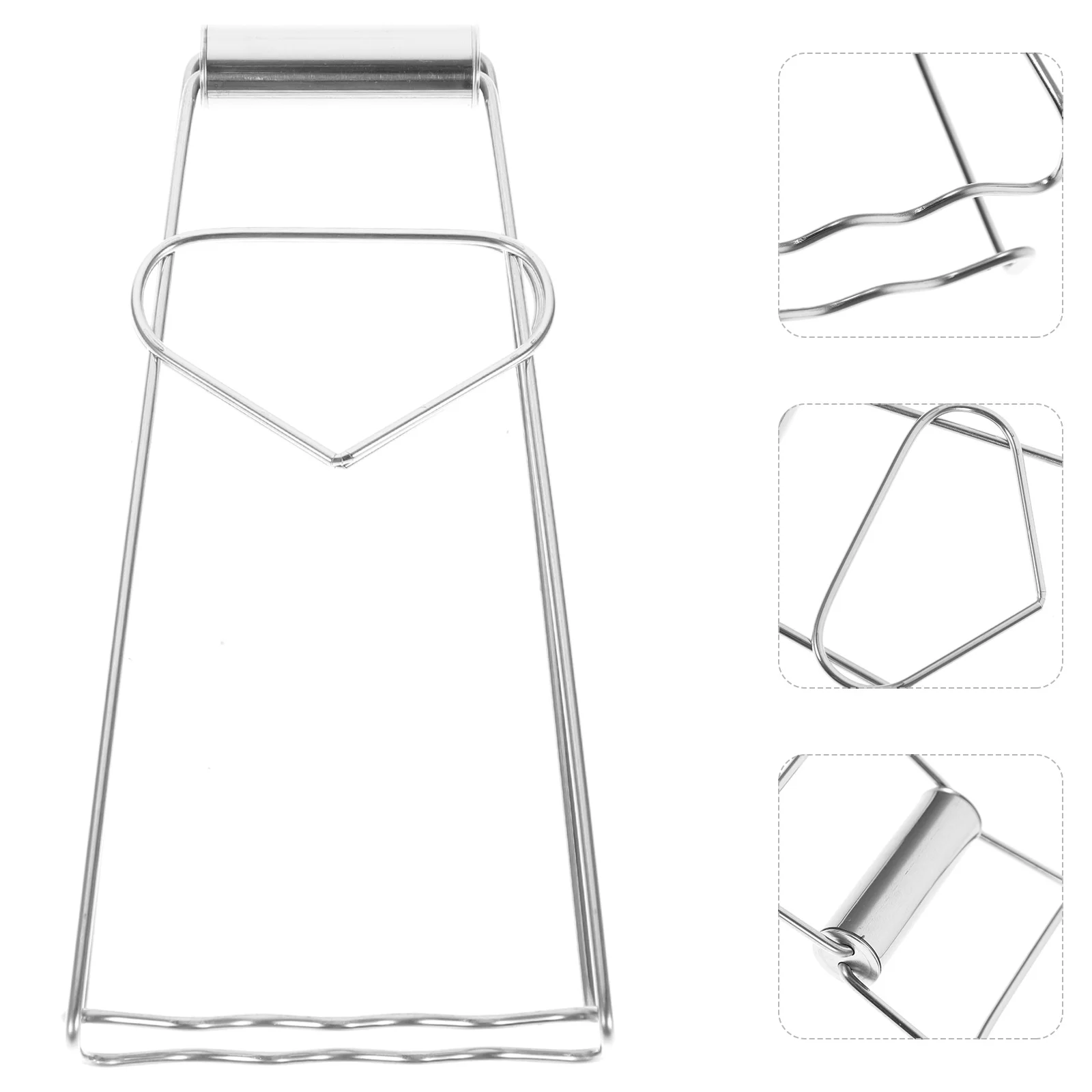 Stainless Steel Heat Insulation Plate Gripper Multifunction Hot Dish Lifter Foldable Bowl Clip Kitchen Tools