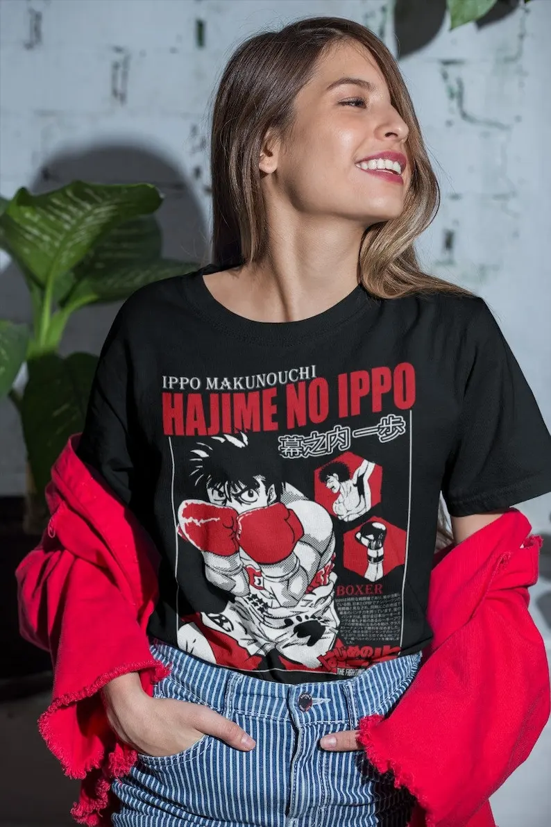 Hajime No Ippo Kamogawa Boxing Gym Sport Shirt Ippo Makunouchi Kbg T-shirt