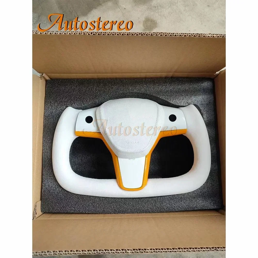 

Popular Hot sell Yoke Car Steering Wheel Assembly For Matte Carbon Fiber Steering Wheel For Model Y Model 3 Digital Cluster Auto