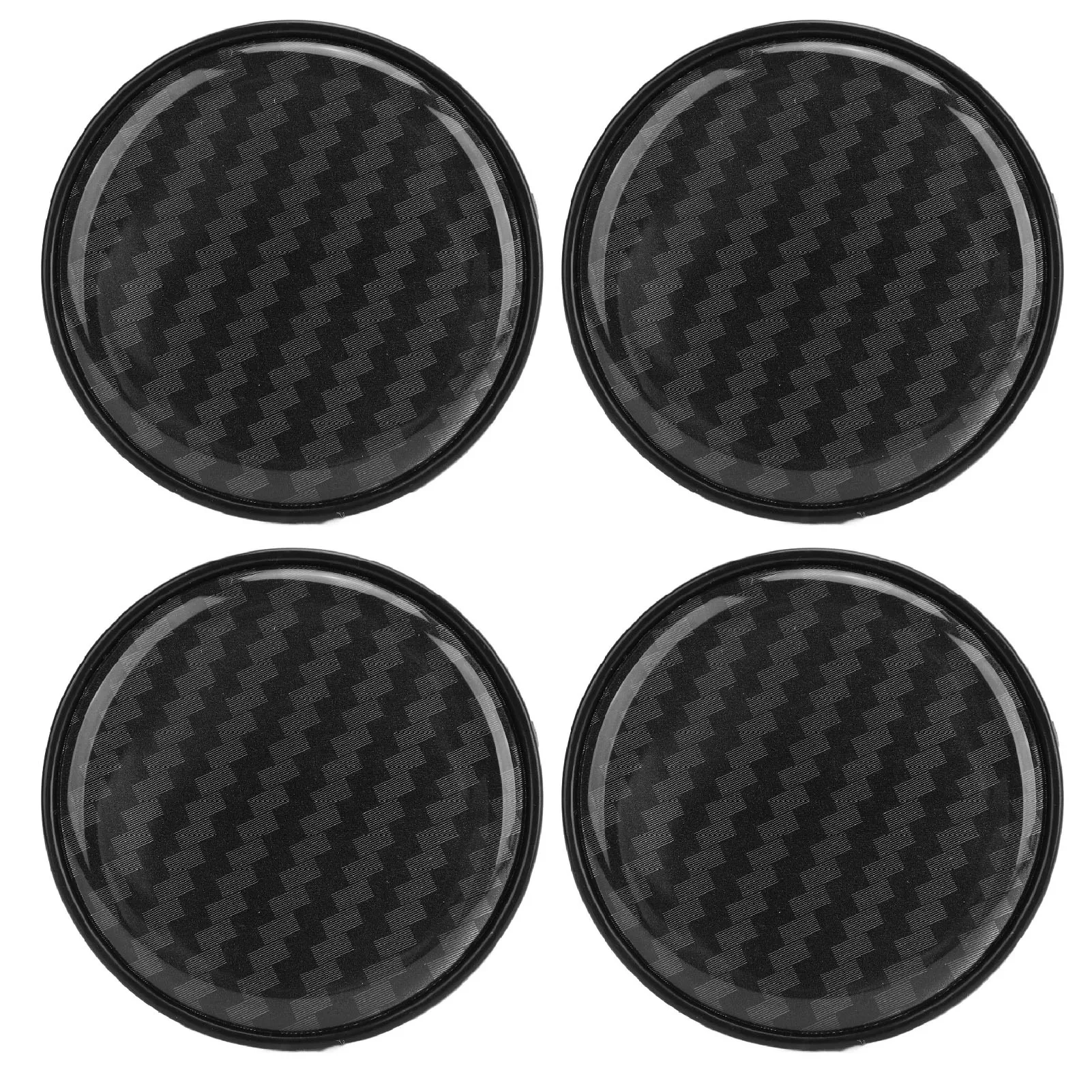 

54mm Plastic Carbon Fiber Wheel Center Hub Cover for Car Rims