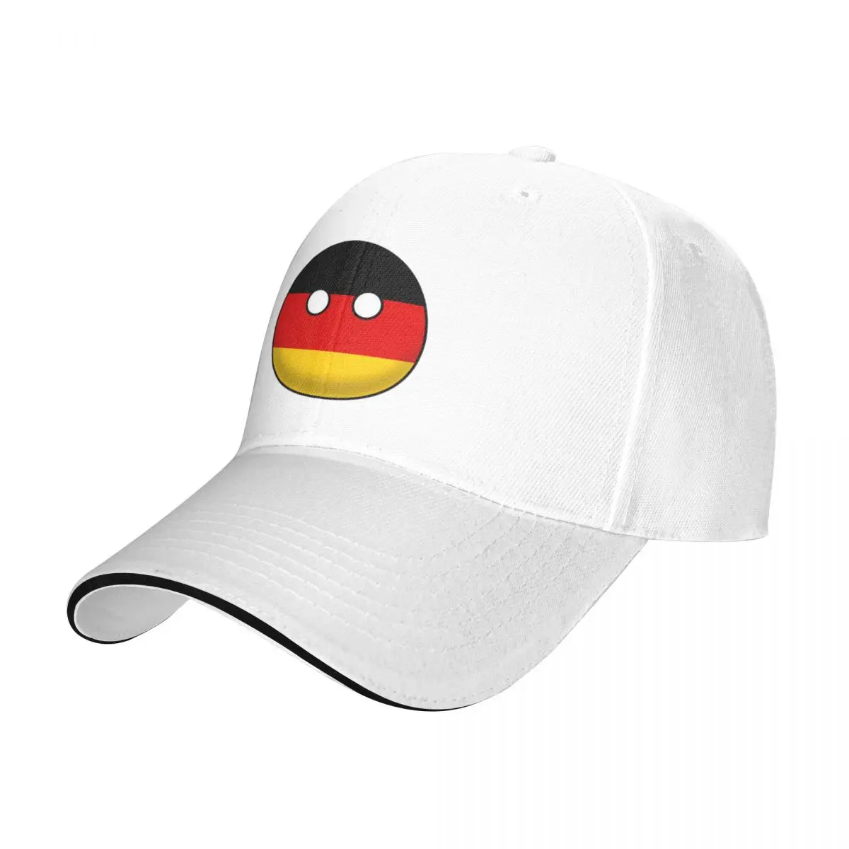 Germany Countryball Flag Color High Qualiy Baseball Caps Men's Coquette Four Seasons Womens Snapback Caps 2024 New Dad Hats