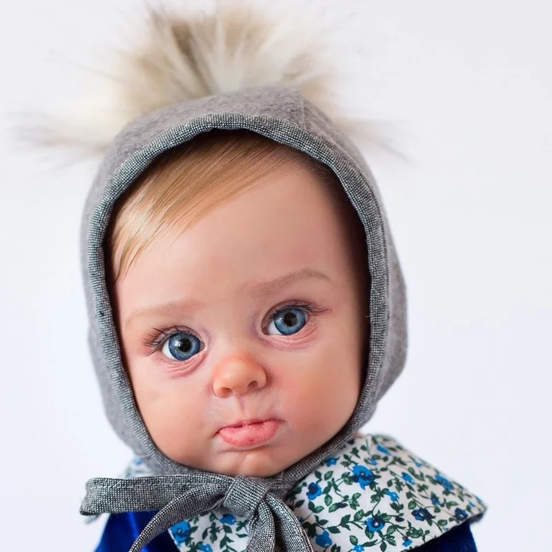 24inch Unfinsihed Unpainted Kit Adelaide Doll Parts Toddler Size Reborn Doll Kit Fresh Color with Coth Body