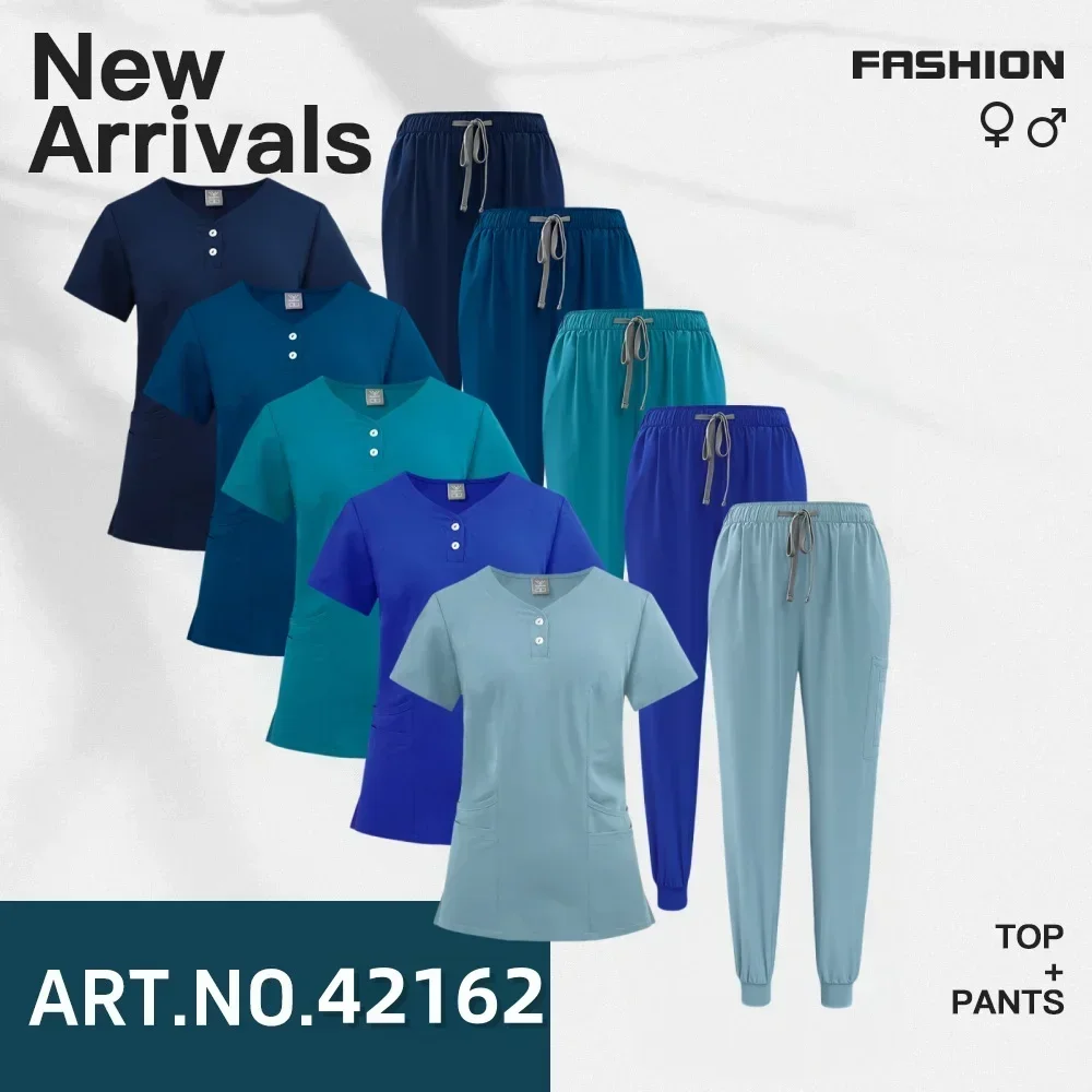 

Pet Hospital Beauty Salon Hand Washing Work Clothes Brushing Uniforms Doctors and Nurses Work Uniforms Straight Pants