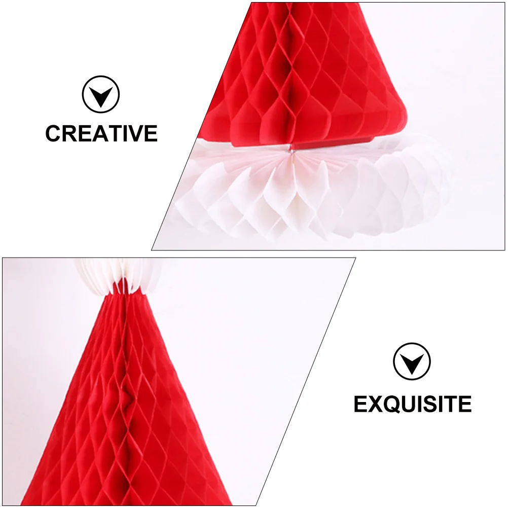 8 قطعة المعلقات عيد الميلاد العسل قبعة عيد الميلاد أشكال شجرة ديكور الحفلات لوازم العسل معلقة الديكورات قلادة عيد الميلاد