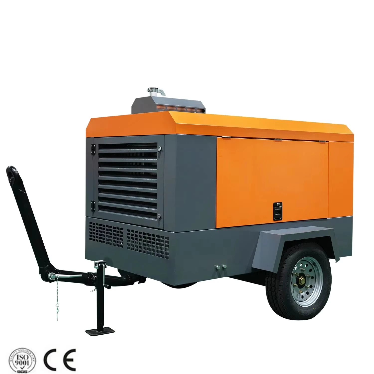 Portable Diesel Driven Screw Air Compressor 10 M3 150 Psi