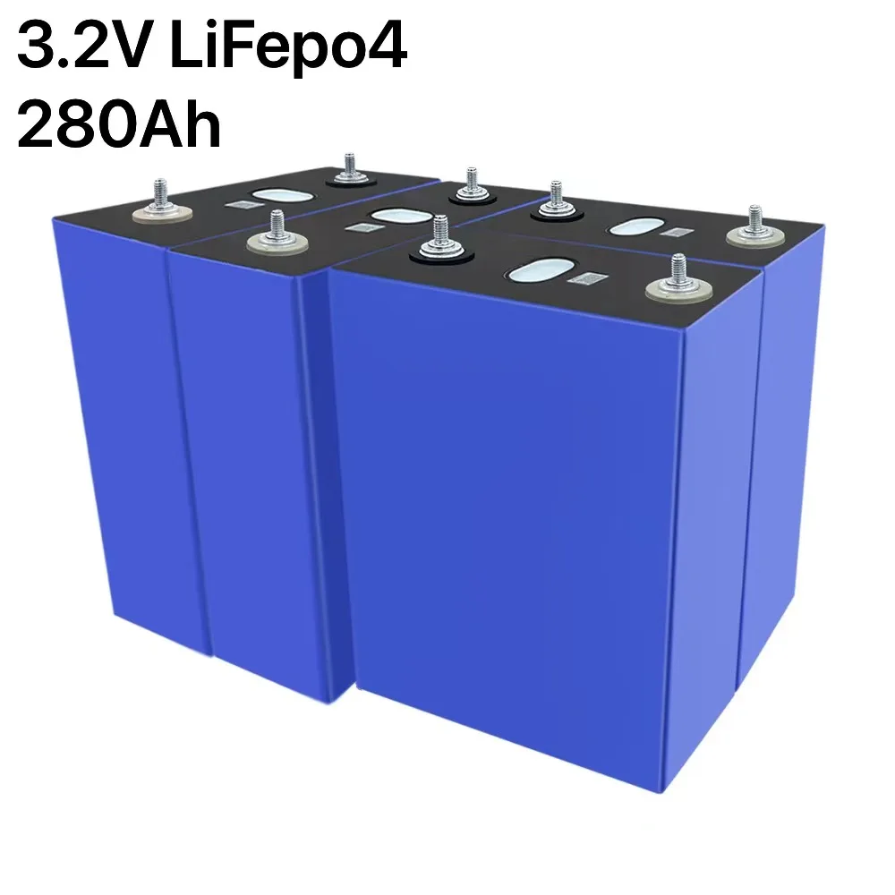 Grade A 3.2V 280AH battery LiFePO4 Lithium iron phospha for 12V 24V 4S E-scooter RV Solar Energy storage system Duty-free