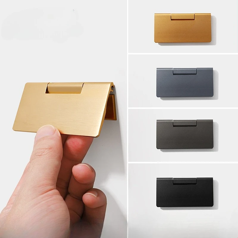 

Luxurious Aluminum Profiles Hidden Drawer Handles Cabinet Dresser Bedside Cupboard Handles Hardware Fitting Shoe Cabinets Pulls