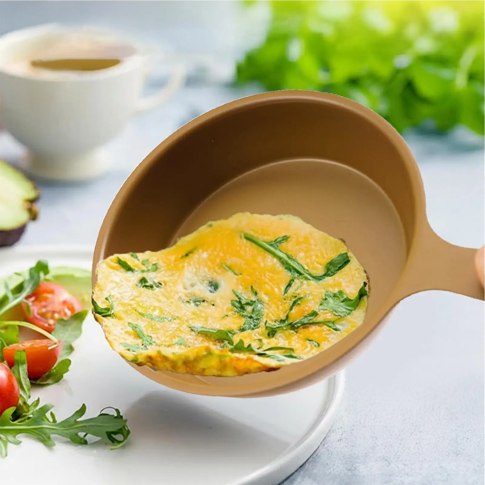 

Походная чаша, сковорода из нержавеющей стали, устойчивая к деформации посуда для кемпинга для еды на кухне, уличная квартира, пикник, альпинизм