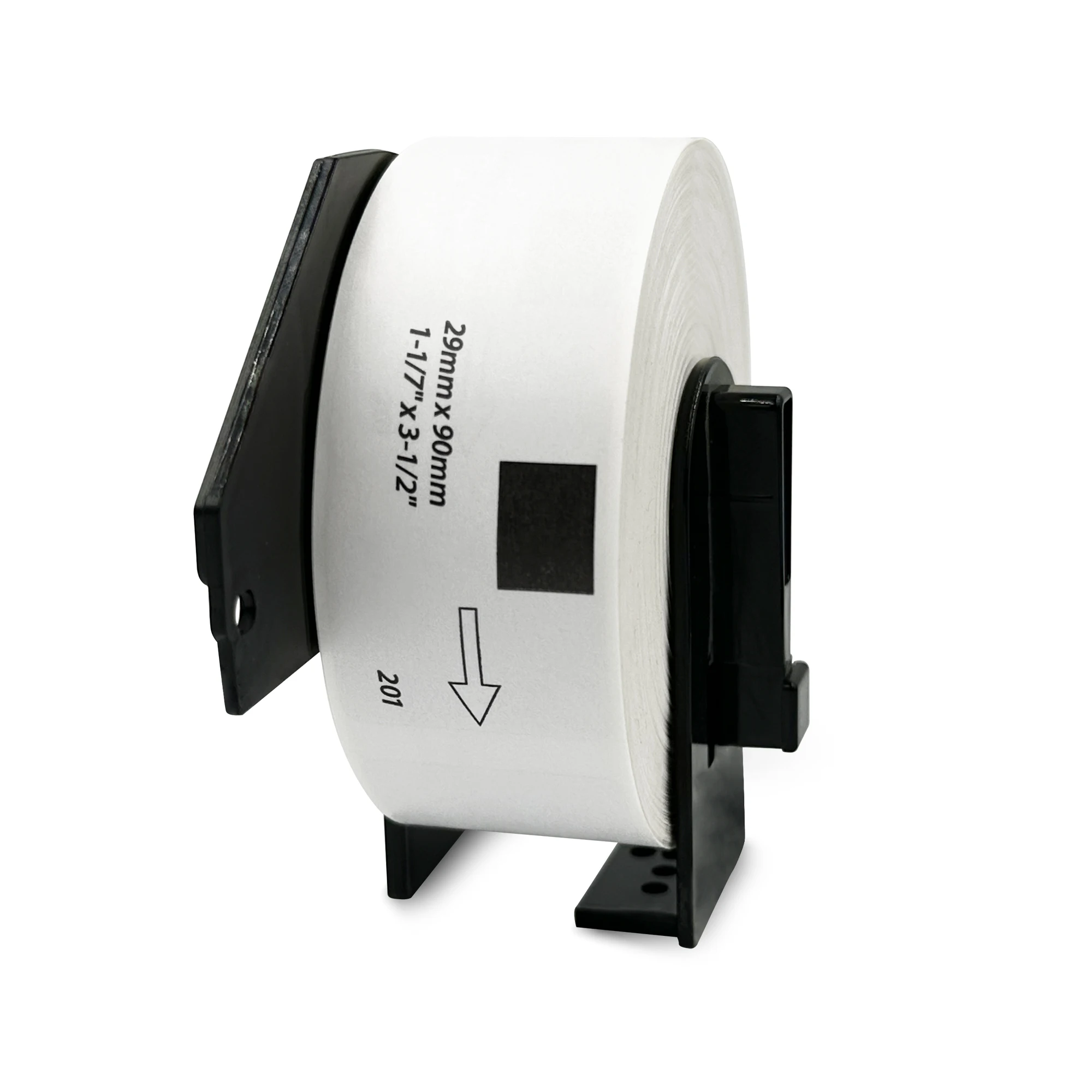 Compatible Brother Printer DK-11201 DK-1201 DK11201 DK1201 DK 11201 1201 Black on White Self Adhesive Thermal Paper Label