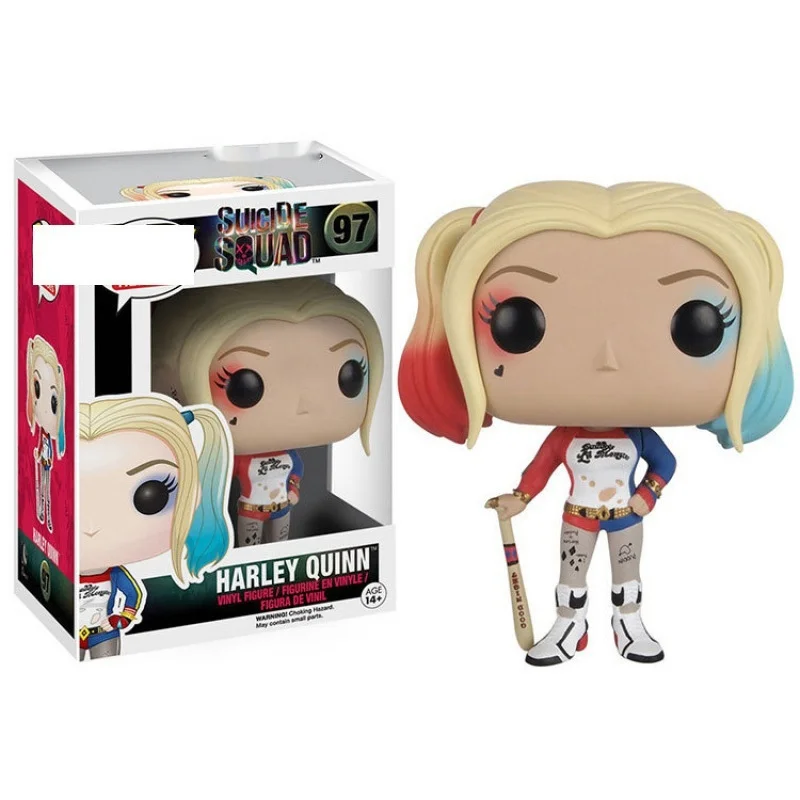 Funko Hero Suicide Squad Harley Quinn Joker Serie Harley Quinn Puppe Spielzeug Jessica Figur Zubehör Action Modell Desktop Ornament