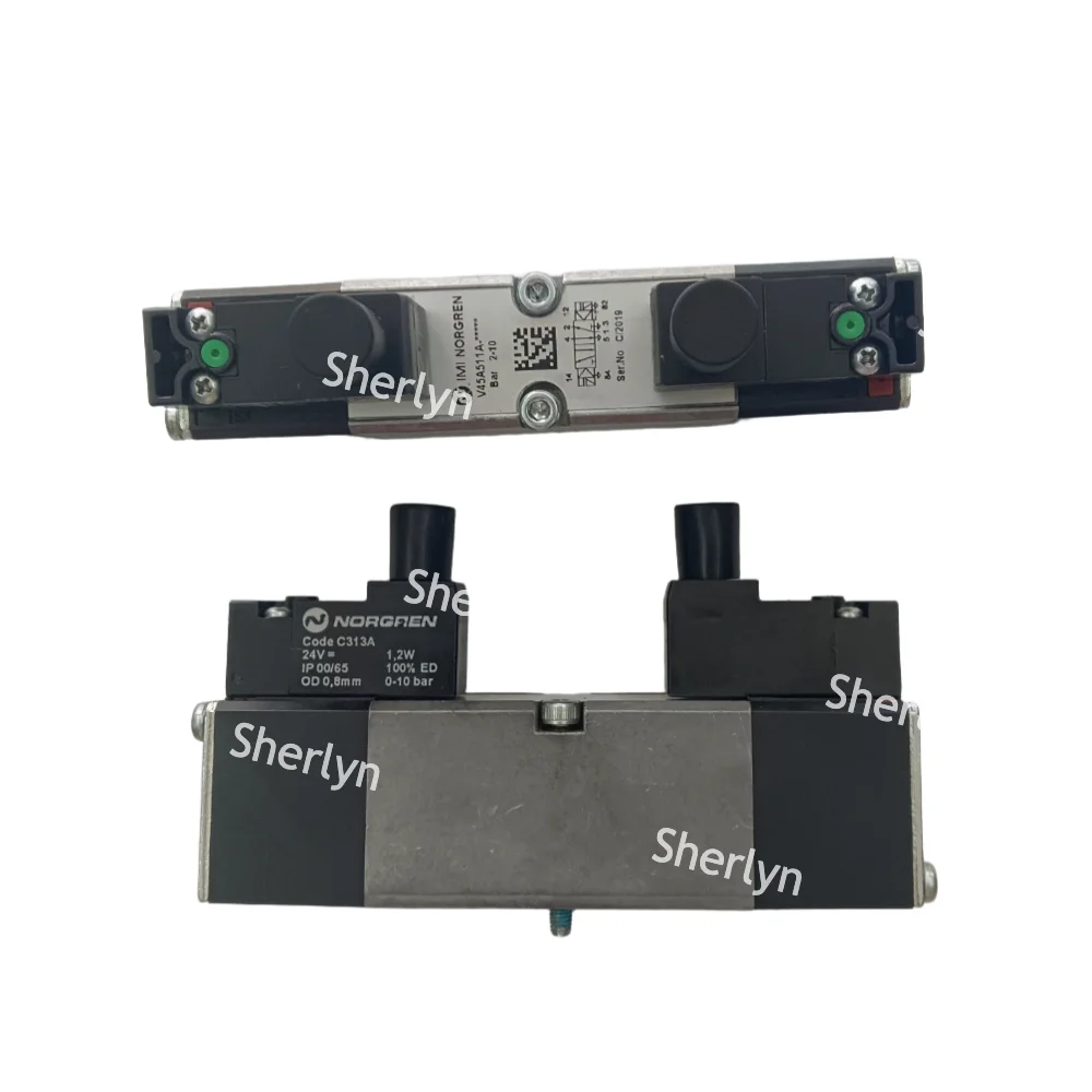 V415517D Kode C313A 24V IMI NORGREN Katup Elektromagnetik Asli Asli Baru