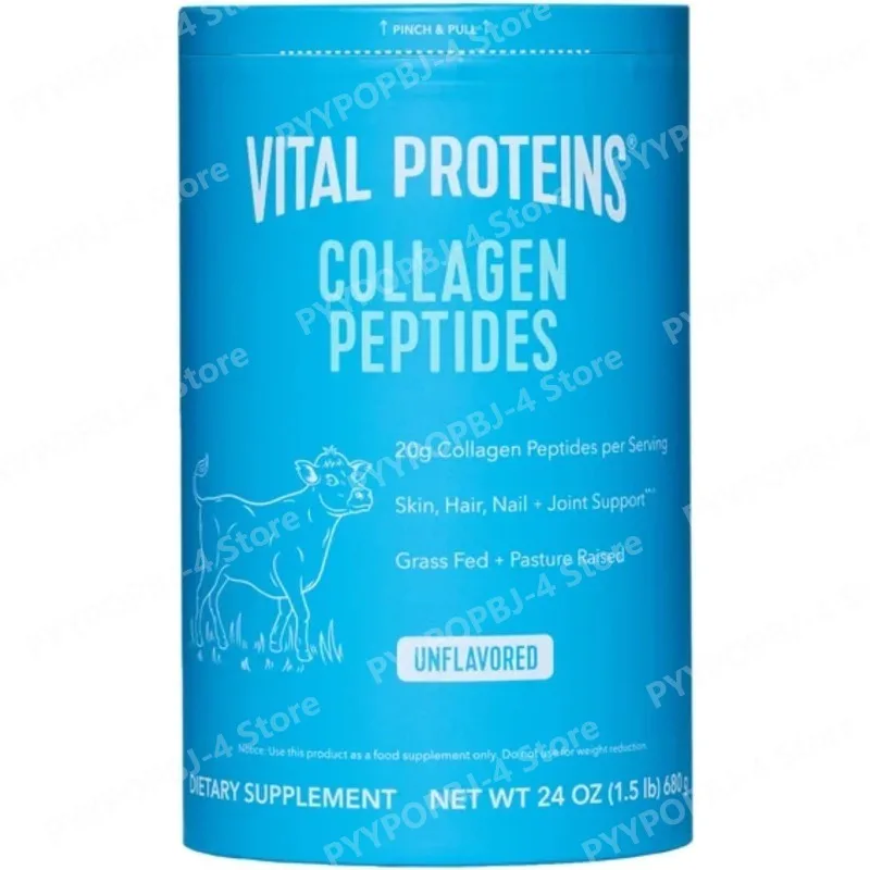 

Vital Proteins Grass Fed Collagen Peptides Powder Supports Hair Nail Skin Bone Joint Health Dietary Supplement Net Wt 24 Oz