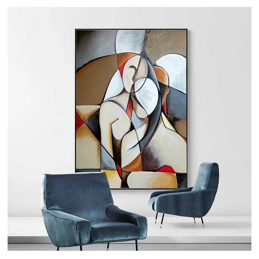 By Picasso Famous Artworks For Living Room Home Decor Pictures HD Canvas Paintings Wall Poster 1 Pieces  Abstract Dreaming Woman