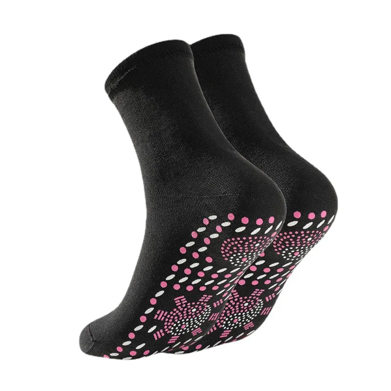 Calcetines térmicos de autocalentamiento para hombre y mujer, medias cortas térmicas de invierno, antifrío, informales, Unisex