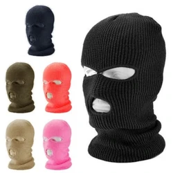 3-Hole Face Mask Balaclava for Cold Weather Winter Windproof Ski Mask for Men Women Cycling Motorcycle Cover For Party Mask