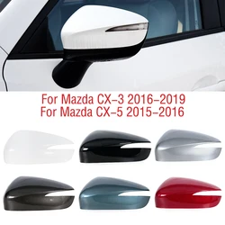 Mazda için CX-5 CX5 2015 2016 Araba Kanat Kapı Yan dikiz aynası Kapağı Kapak Kapağı Kabuk Ev Mazda CX-3 CX3 2016 2017 2018 2019