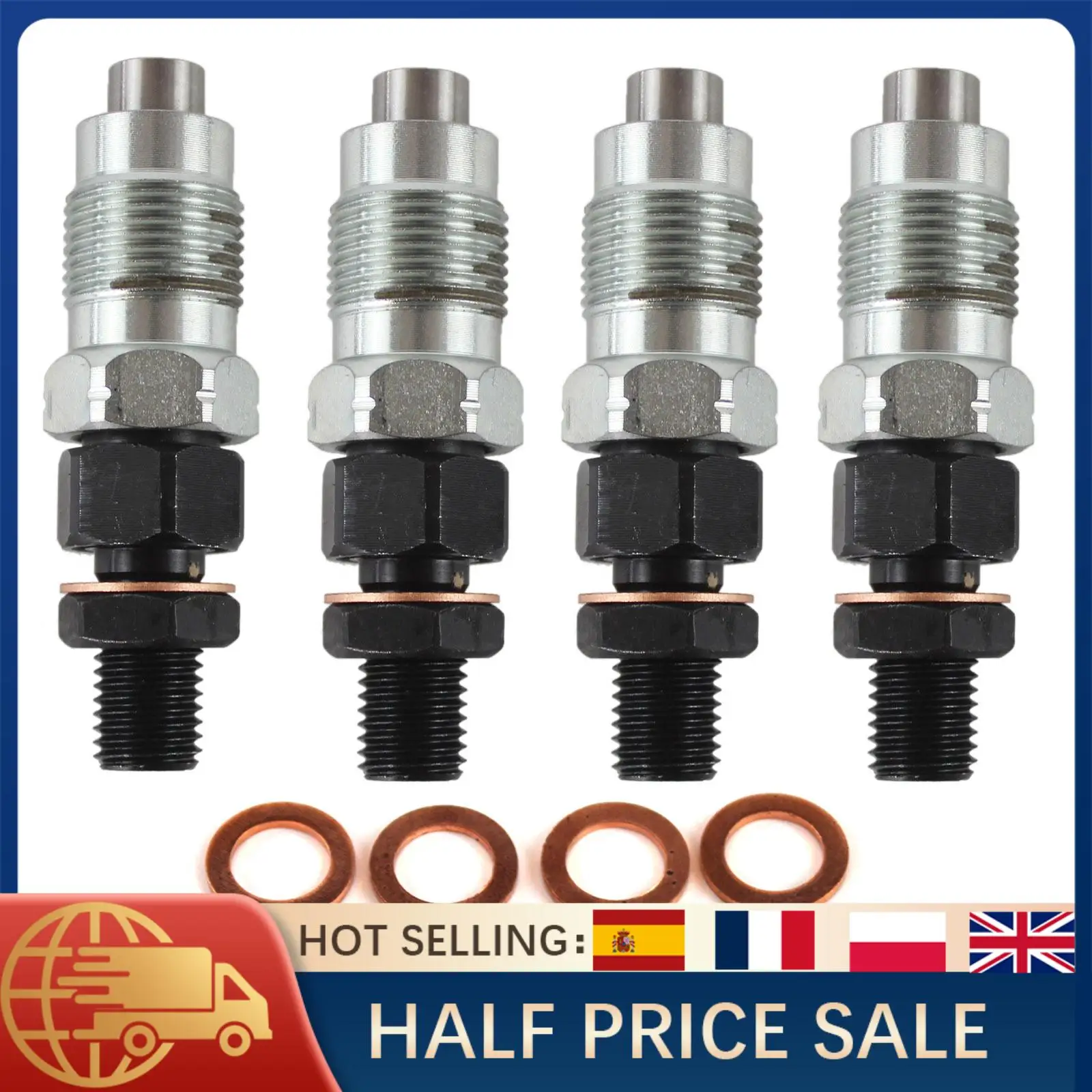 4PCS Diesel Fuel In… - image