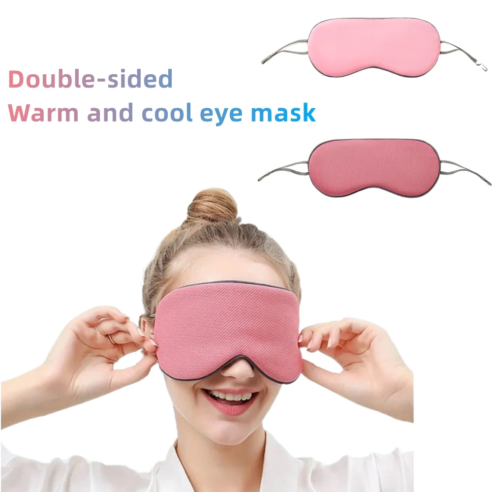 Double Sided Warm and Cool Sleeping Mask Eye Mask Eye Fatigue Relief Relaxation Remove Dark Circle Eye Shield Care Tools