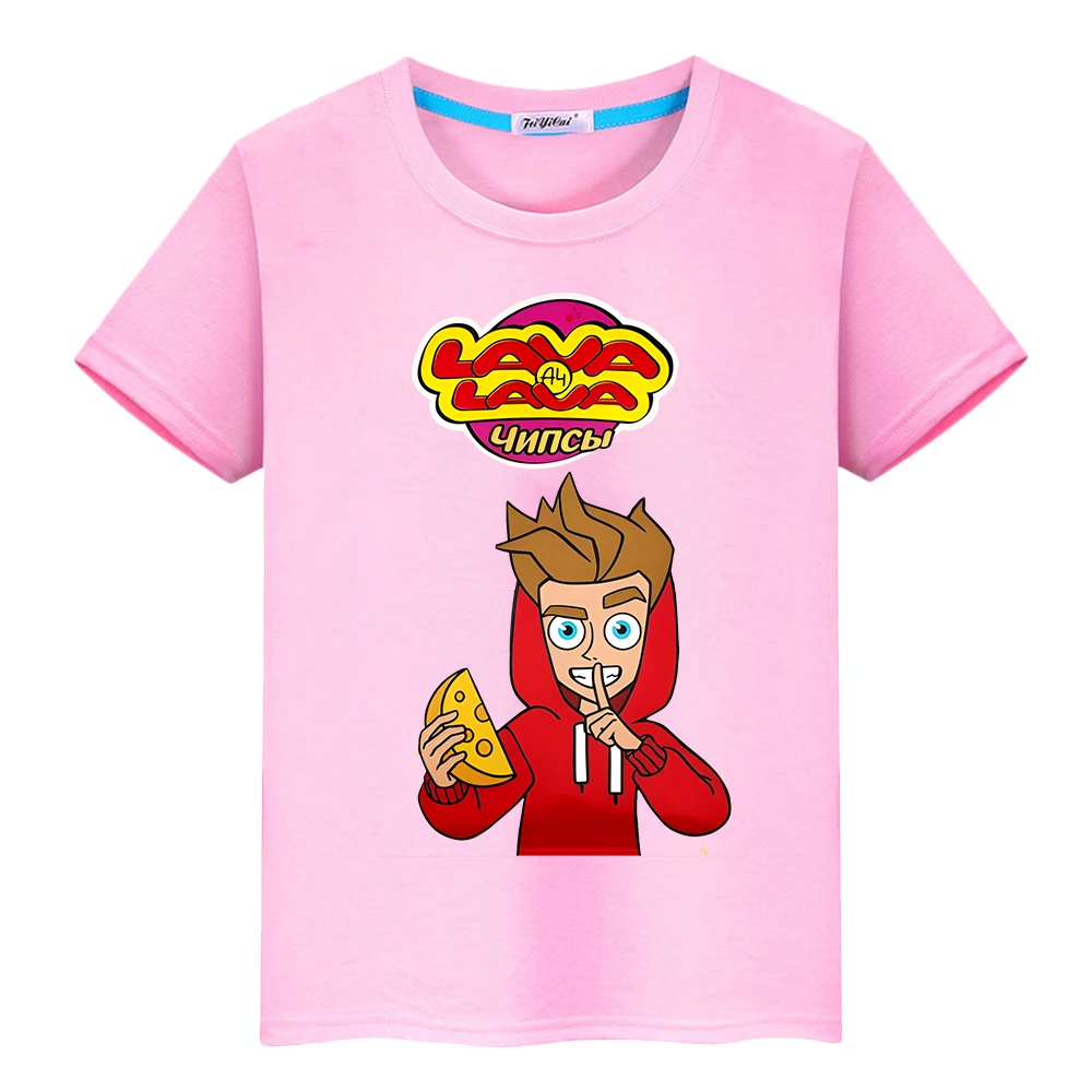 Влад Бумага А4 100% Katoenen T-Shirt Korte Tops Jongens Trots T-Shirt Y 2K Een Stuk Merch A4 Lamba Zomer Anime Tees Kinderen Kleding Meisjes