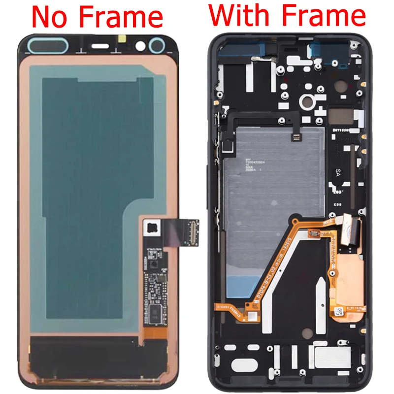 100% Tested Original LCD For Google Pixel 4/Pixel 4XL LCD Display Screen With Frame Pixel 4 5.7