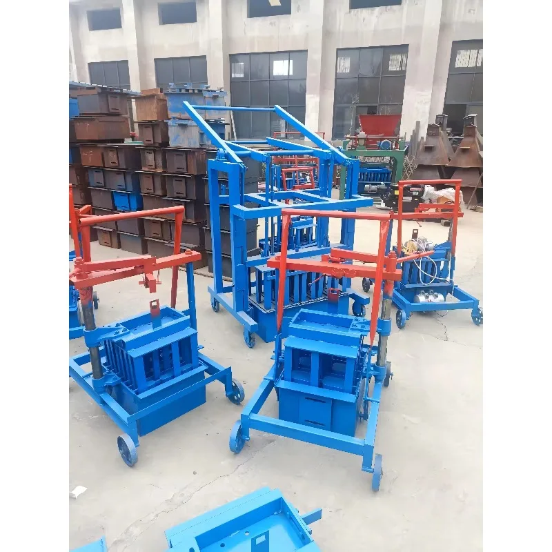Multi Raw Material Block Molding Equipment For Stone And Concrete Construction Block Production