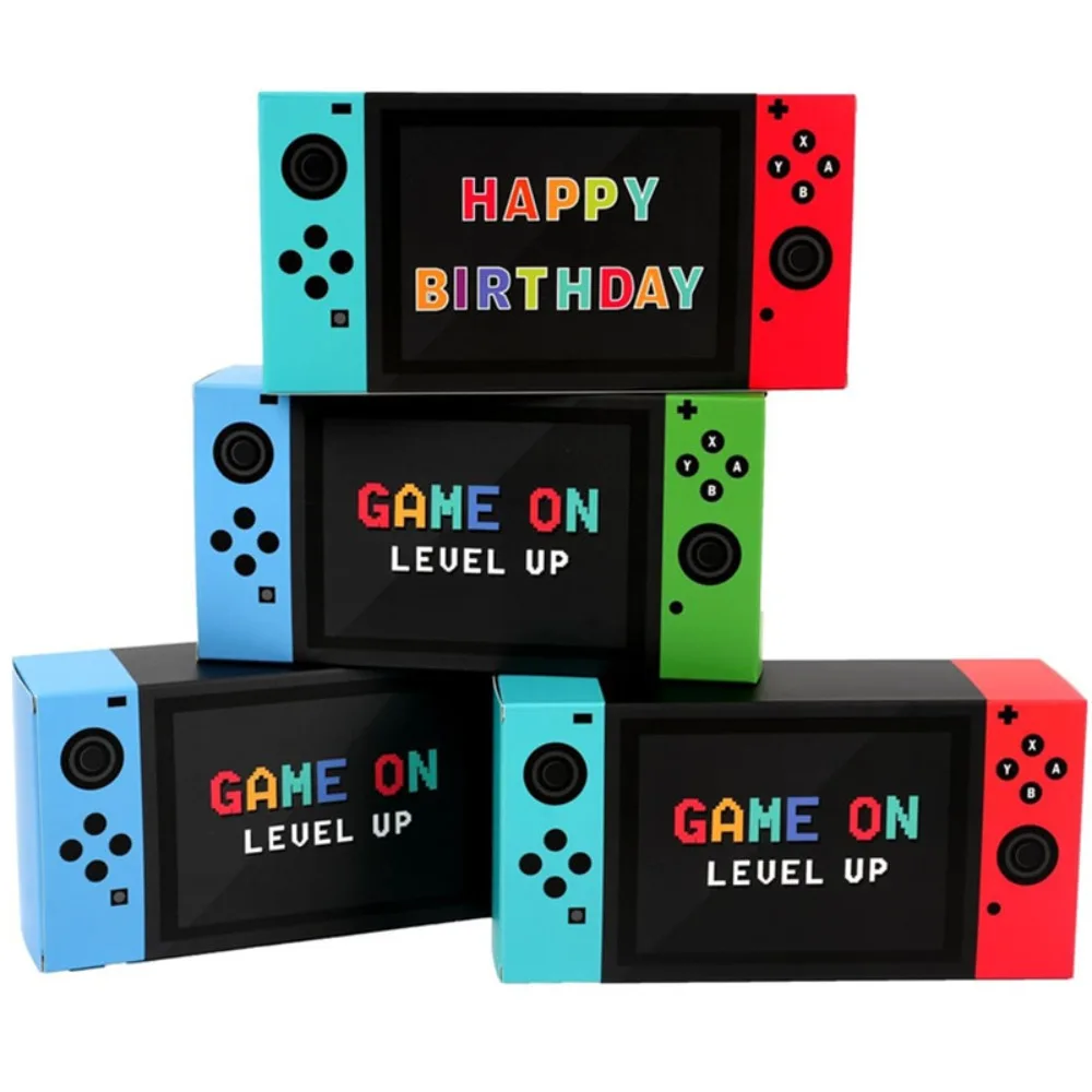10/20 Stück Kreative Spielkonsolen-Themen Geschenkbox Süßigkeiten-Snack-Karton Geburtstagsfeier Abend-Karneval Dekorationszubehör – Detail 4