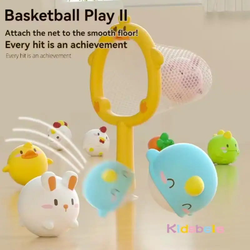 شبكة صيد 2 في 1 مع 6 ألعاب مضيئة للسباحة على شكل حيوانات لطيفة وهدايا حمام السباحة للأطفال الصغار ألعاب حمام السباحة المطاطية الناعمة #5