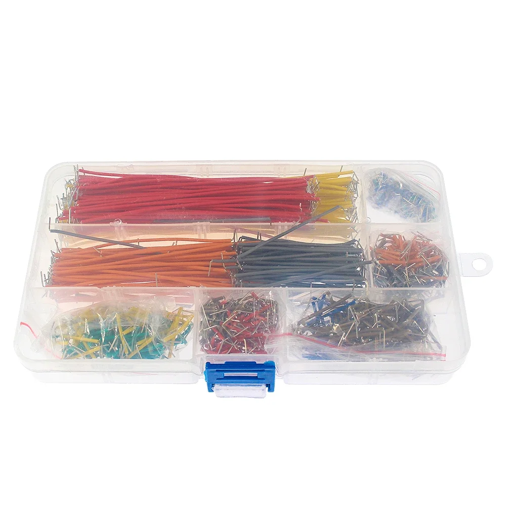 140-840Pcs Preformed Breadboard Jumper Wire Kit 14 Lengths Assorted for Breadboard Prototyping Circuits DIY Electronic Kit