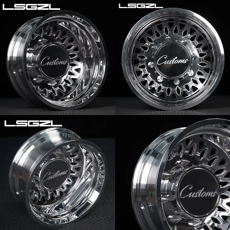 

i Polished Aluminum Deep Dish Forged Wheel Chrome 8 Lug 10 Lug 6 Lug Pattern for Chevy Silverado1500 for for Truck GMC