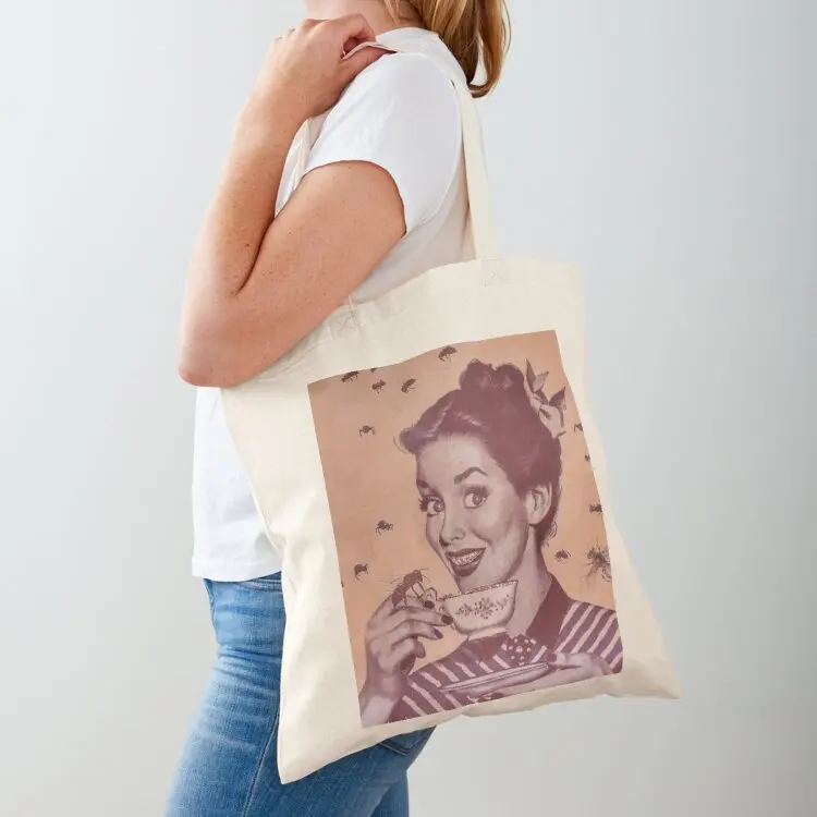 

Positivitea Tote Bag Women's shopper custom fabric bag Women's beach bags bag luxury women