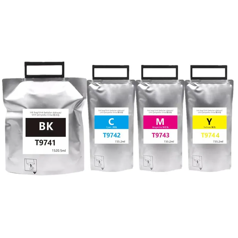 T9741 T9742 T9743 T9744 Ink Cartridge With Pigment Ink Bag For Epson WorkForce Pro WF-C869R WF-C869RDTWFC WF-C869RD3TWFC Printer