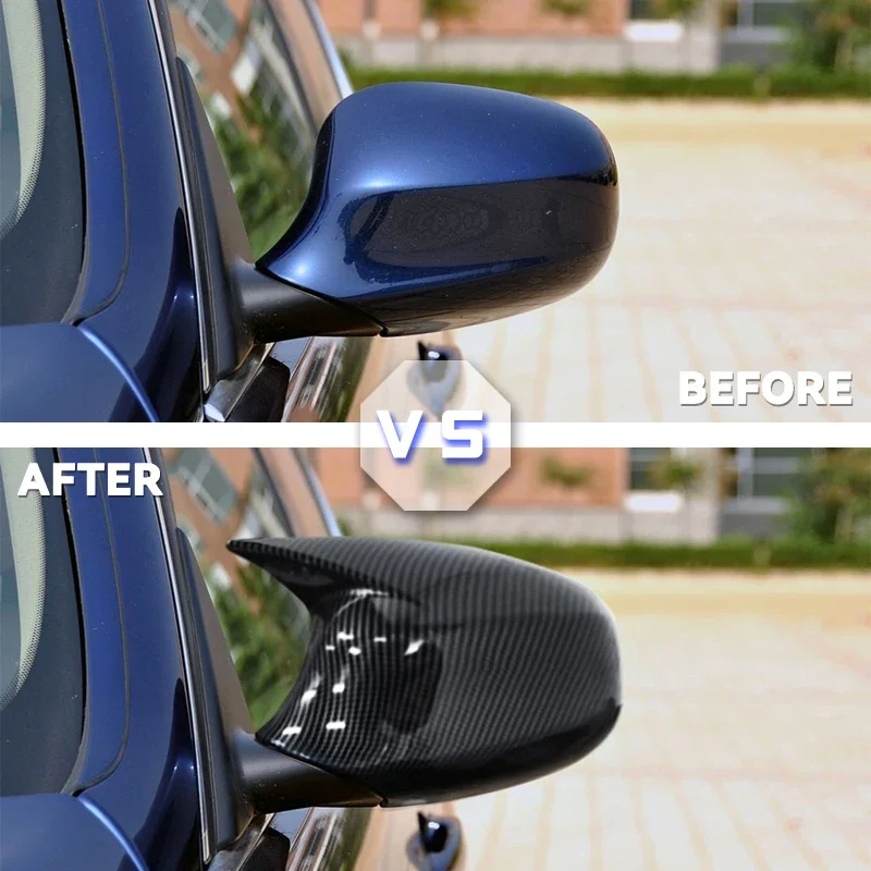 1pair For BMW E87 E81 E82 E90 E91 E92 E93 120i 128i 118d 120d 130i Rear View Side Case Trim M Style Car Rearview Mirror Caps