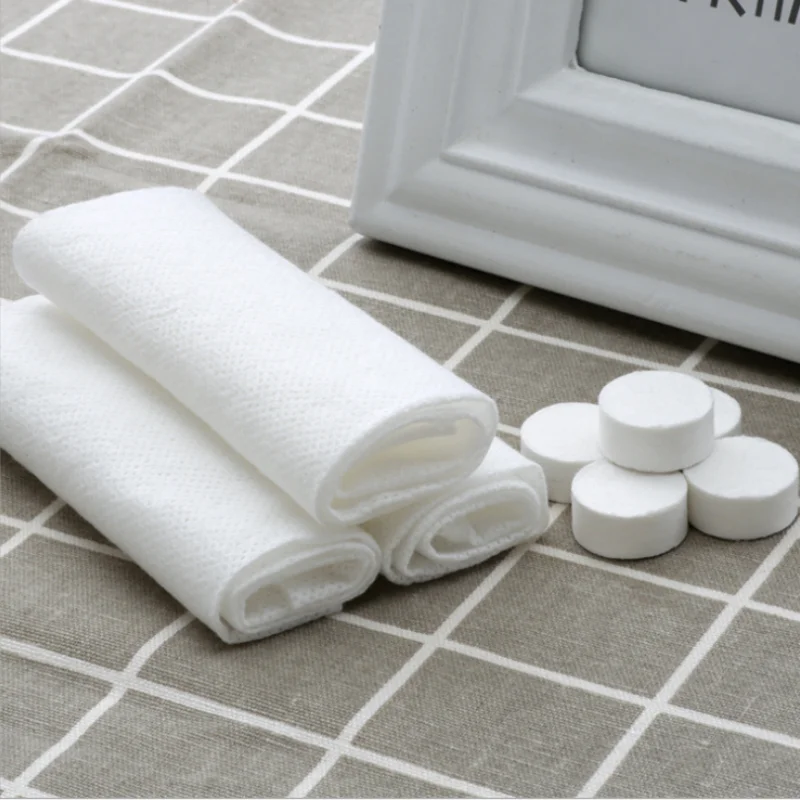 Mini Compressed Towel Disposable Capsules Towel Magic Face Care Tablet Outdoor Travel Cloth Wipes Paper Tissue