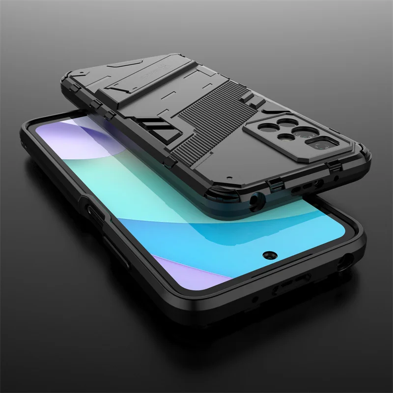 For Xiaomi Redmi 10 Case Shockproof Armor Magnet Car Holder Phone Cover For Redmi 10 Redmy 10 Redmi10 4G Silicone Protect Funda