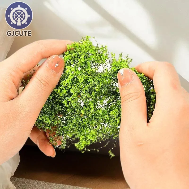 1 Set 3g Artificial Green Plants Miniature Simulation Mini Vine And Flower Model Kit For Model Houses Landscaping DIY Crafts