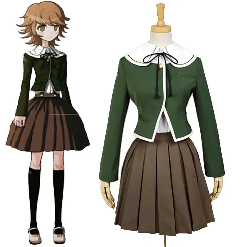 

Danganronpa Cosplay Fujisaki Chihiro Cosplay Costume JK Girls School Uniform Sailor Suit Anime Cosplay Women Costumes