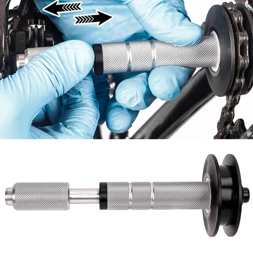 

1pc Road Bike Chain Tensioner Thru Axle Chain Keeper With Caliper bicycle chain lubrication Fastener Cleaning accessories