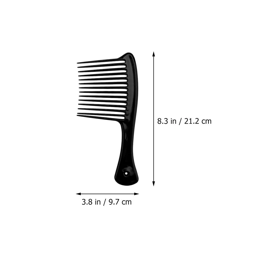 

4Pcs Anti-Static Wide Teeth Plastic Combs Barber Styling Combs for Wavy Curly Straight Hair Wide Teeth Comb