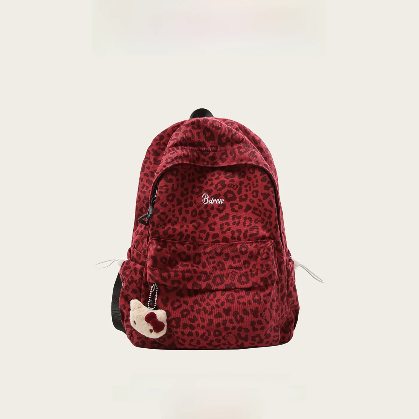 

Lightweight Large Capaci Leopard Print School Bag YZ Girl Casual Travel Bapa High Aesthetic Dual oulder Bag for Daily...