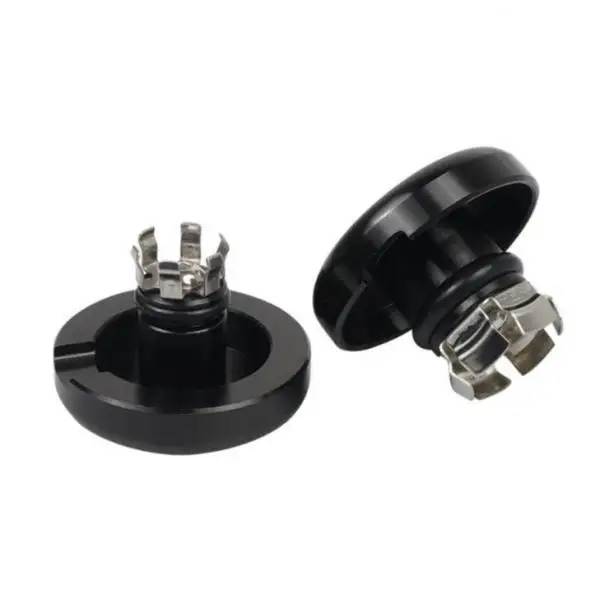 2 Pieces Front Axle Nut Caps Sleek Easy to Use Easy to Install Protector Protection Axle Covers for Harley Street Glide Cvo