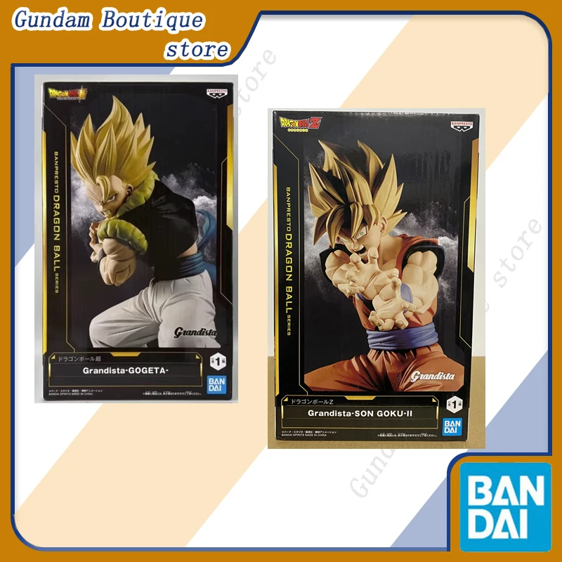 

Bandai Genuine BANPRESTO Grandista DRAGON BALL Super Saiyan Son Goku Gogeta Anime Action Figure Model Toys Gift Children Kid
