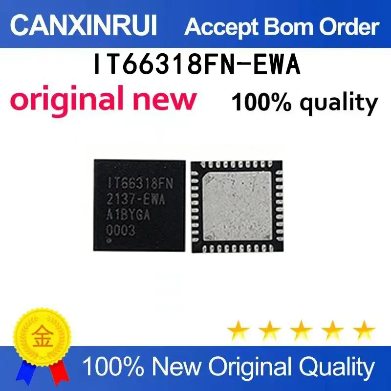 (5pcs-100pcs）Brand new original IT66318FN-EWA IT66318FN QFN-40 spot chip