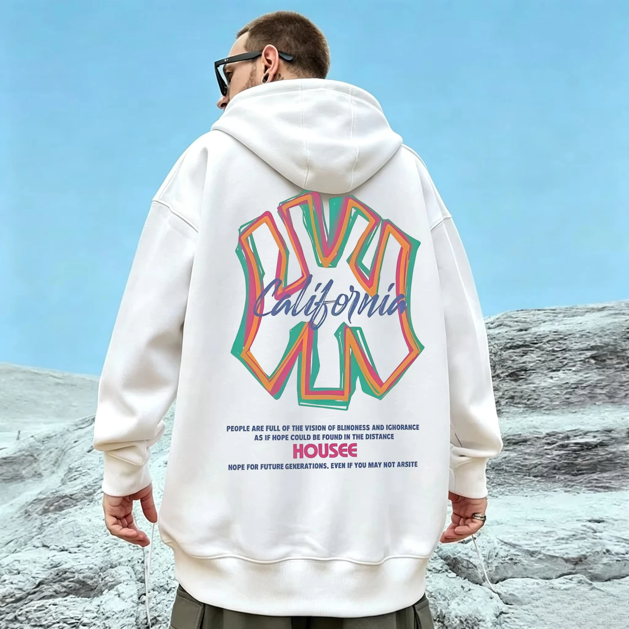 Sweat-shirt à capuche oversize - Streetwear Brand Korea avis et prix