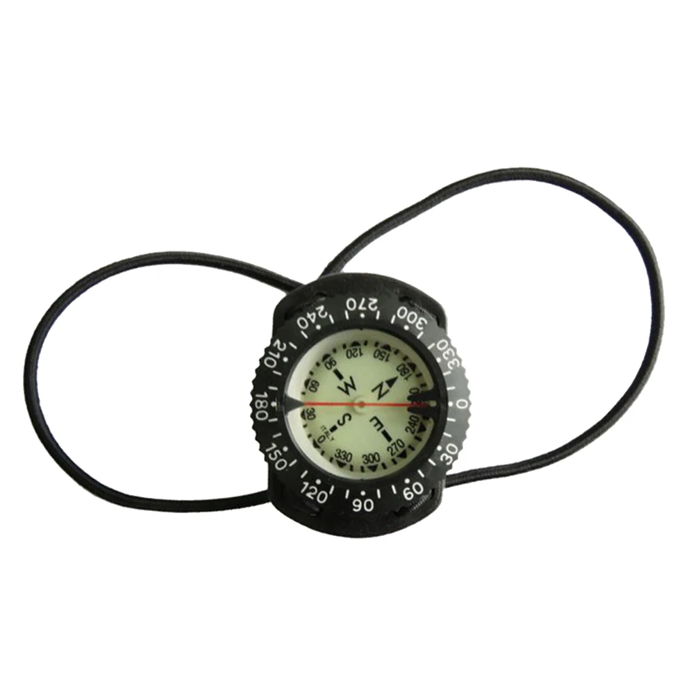 Bungee Compass Scuba Diving Compass Underwater 100M Diving Professional Waterproof Compass with Bungee Cord