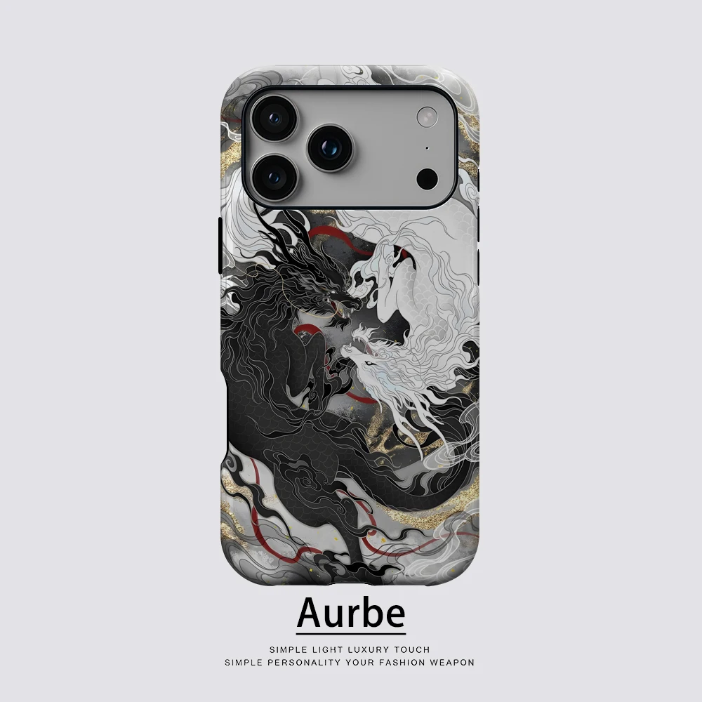 Yin-Yang Dragon Tapestry for Magnetic Phone Case for IPhone 