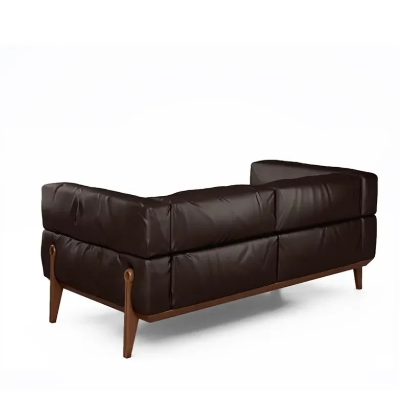 Cozy 3 Seater Fabric Sofa with Solid Wood Legs and Organic Texture for Rustic Cabin Living Room and Sunroom Sofa
